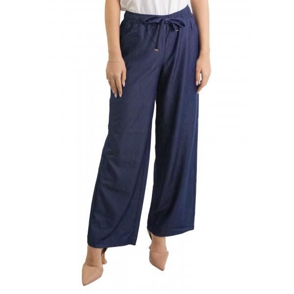 Pantalone in denim morbido con laccio Only 